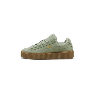 Pantofi sport unisex de piele Fenty Creeper Phatty - Verde deschis