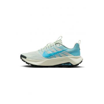 Pantofi Wildhorse 10 pentru alergare pe teren acccidentat - Gri deschis/Albastru deschis neon