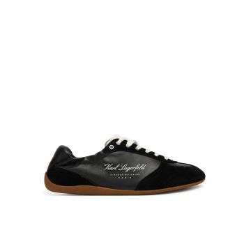 Tenisi dama -  KL66125 - piele naturala - negru