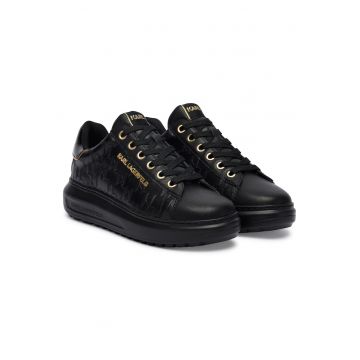 Tenisi dama  KL67549E - piele naturala - negru