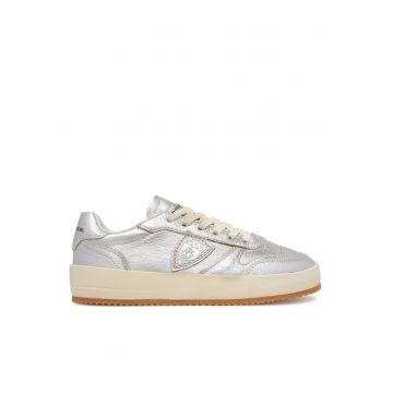 Tenisi dama Philippe VNLD M002 - piele naturala - argintiu