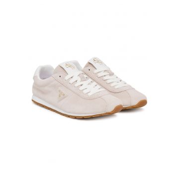 Tenisi dama -  piele naturala - roz - material textil