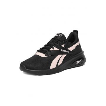 Adidasi  textil - negru/roz -
