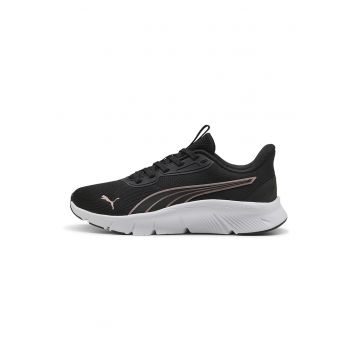 Pantofi FlexFocus Lite pentru alergare - Negru/Roz pastel/Alb optic