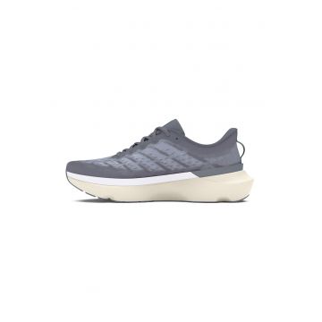 Pantofi Infinity 6 din material textil pentru alergare - Alb murdar/Gri inchis