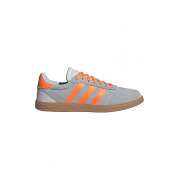 Pantofi sport Breaknet Sleek cu logo - Gri deschis/Portocaliu/Albastru pal