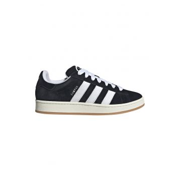 Pantofi sport Campus 00s din piele intoarsa cu garnituri contrastante - Alb/Negru