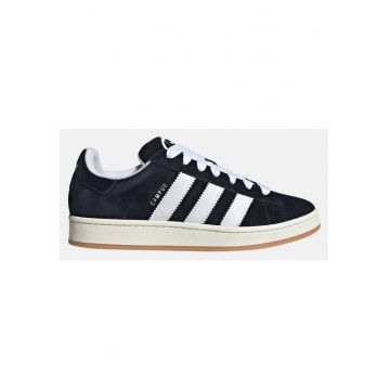 Pantofi sport Campus 00s din piele intoarsa cu garnituri contrastante - Negru/Alb optic