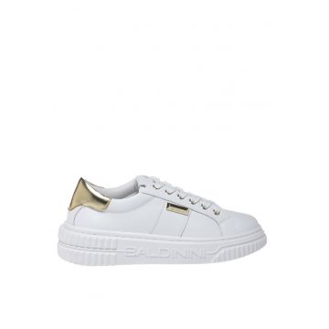 Pantofi sport cu sireturi - Alb