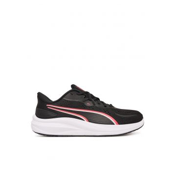 Pantofi sport dama -  negru/roz - material textil