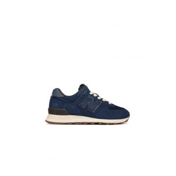 Pantofi sport dama -  U5747FO - piele naturala - albastru -