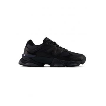 Pantofi sport din piele cu insertii din plasa 9060