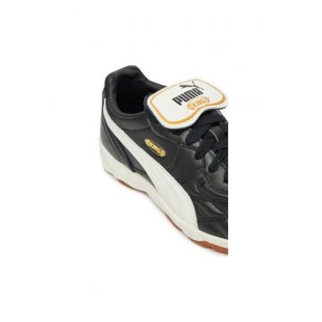Pantofi sport King de piele cu logo - Negru