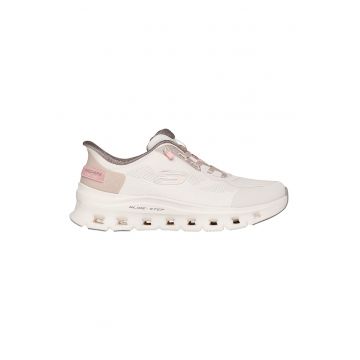 Pantofi sport slip-ons Glide-Step Pro-Pure Motion - Alb