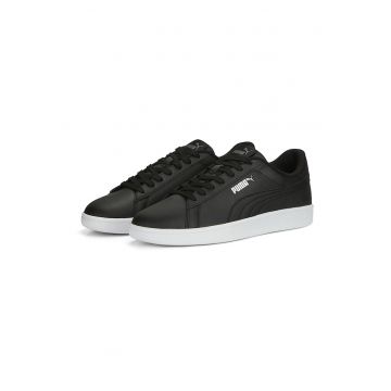 Pantofi sport Smash 3.0 de piele ecologica si piele - Negru