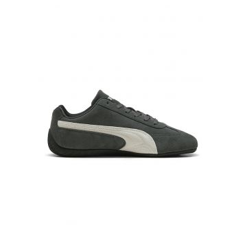 Pantofi sport Speedcat OG unisex din piele intoarsa - Alb fildes/Gri grafit