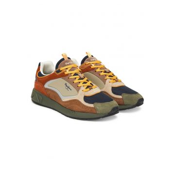 Tenisi barbati  multicolor - piele naturala -