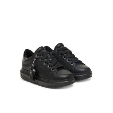 Tenisi dama  KL62519E - negru - piele naturala