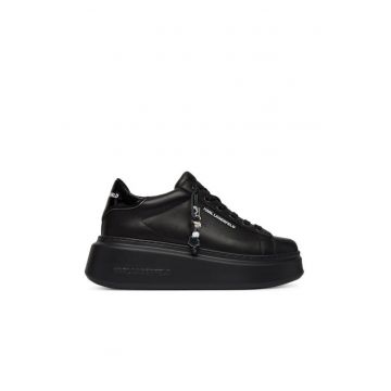 Tenisi dama -  piele naturala - negru -