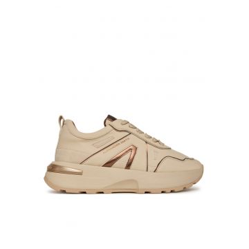 Adidasi  ASBCLPW-21 - piele naturala - bej
