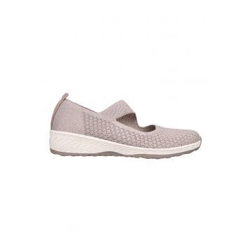 Balerini de plasa tricotata Up Lifted - Maro taupe deschis