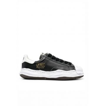 Maison  Blakey logo-patch sneakers Black - Negru