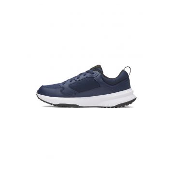 Pantofi Charged Edge din piele cu insertii din plasa pentru antrenament - Alb/Bleumarin