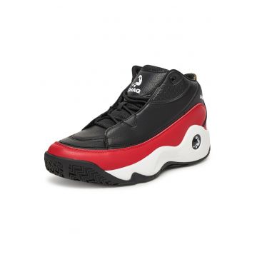 Pantofi sport barbati  baschet - rosu/negru - textil