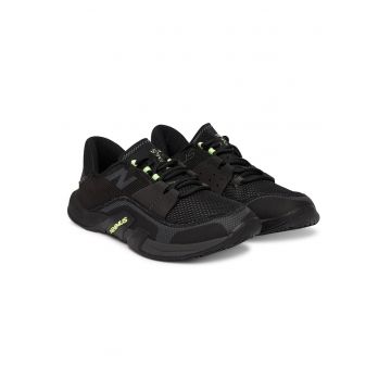 Pantofi sport barbati -  material textil - negru