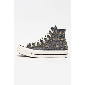 Pantofi sport Chuck Taylor All Star Lift Platform - Negru/Crem