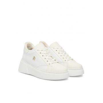 Pantofi sport dama  alb - piele naturala -