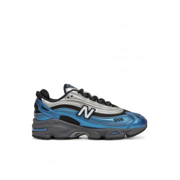 Pantofi sport dama -  piele ecologica - albastru -