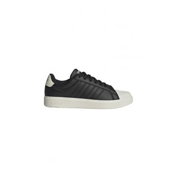 Pantofi sport din piele ecologica Streettalk - Alb fildes/Negru