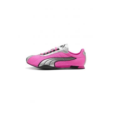 Pantofi sport H-Street OG cu insertii de piele - Negru/Gri deschis/Fucsia