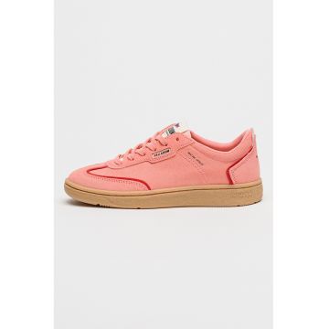 Pantofi sport Pallacup din piele intoarsa si model low-cut - Roz