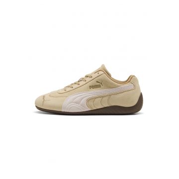 Pantofi sport Speedcat Wine Club de piele intoarsa - Alb/Galben vanilie