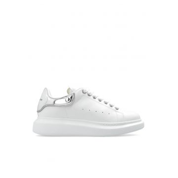 Sneakers femei -  Alb Argintiu -