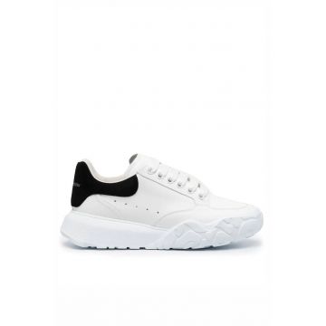 Sneakers femei -  Court - Alb/Negru