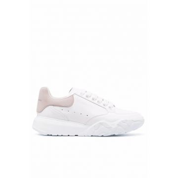 Sneakers femei -  Oversized Court - Alb/Roz