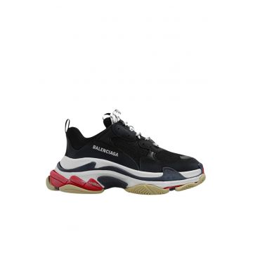 Sneakers femei -  Triple S - Rosu/Negru
