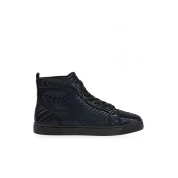 Tenisi barbati -  Louis Flat - Negru/Albastru inchis