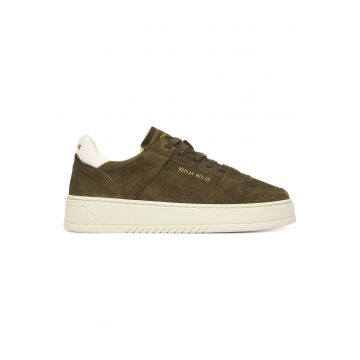 Tenisi barbati  Mil Green 039 - piele naturala - kaki
