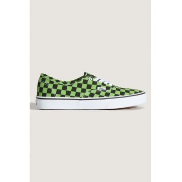 Tenisi cu imprimeu Authentic - Negru/Verde lime