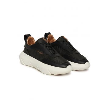 Tenisi dama -  ALBCEPW-9654 - piele naturala - negru