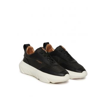 Tenisi dama -  ALBCEPW-9654 - piele naturala - negru