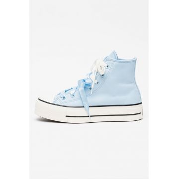 Tenisi inalti Chuck Taylor All Star Lift cu platforma - Albastru pastel