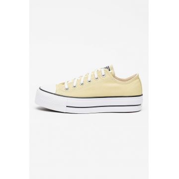 Tenisi low-cut cu platforma Chuck Taylor All Star Lift - Verde pal
