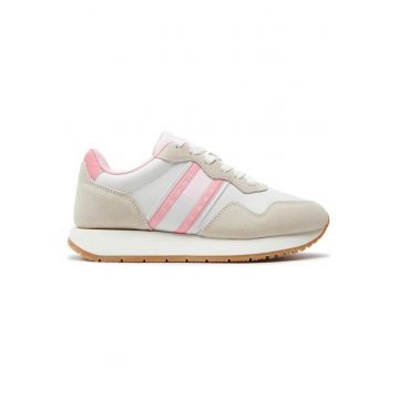 Tommy Jeans - Pantofi sport cu profil jos cu insertii de piele