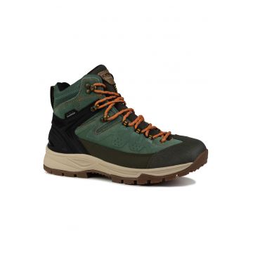 Ghete sport barbati  WYNNE - impermeabile - piele naturala si sintetic - verde