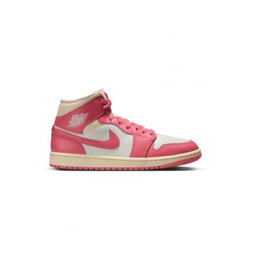 Pantofi sport  Air Jordan 1 Mid 43835 - Bej/Roz